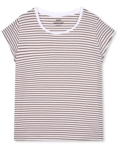 Mads Nørgaard - Favorite Teasy T-shirt - Brilliant White / Tarmac